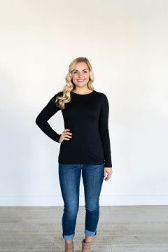 Ultimate Long Sleeve Tee  Black
